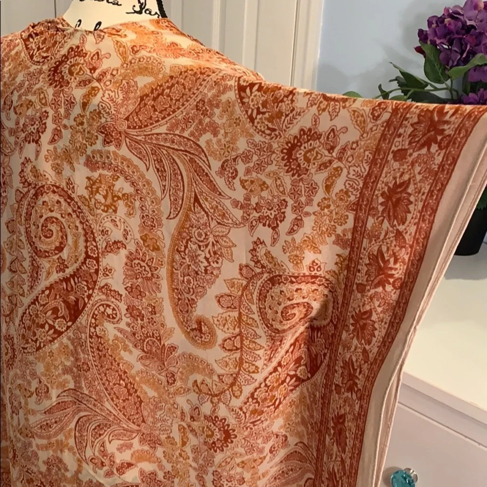 Light My Fire Ruggine, Paisley Kimono Duster NWT - Picture 8 of 12